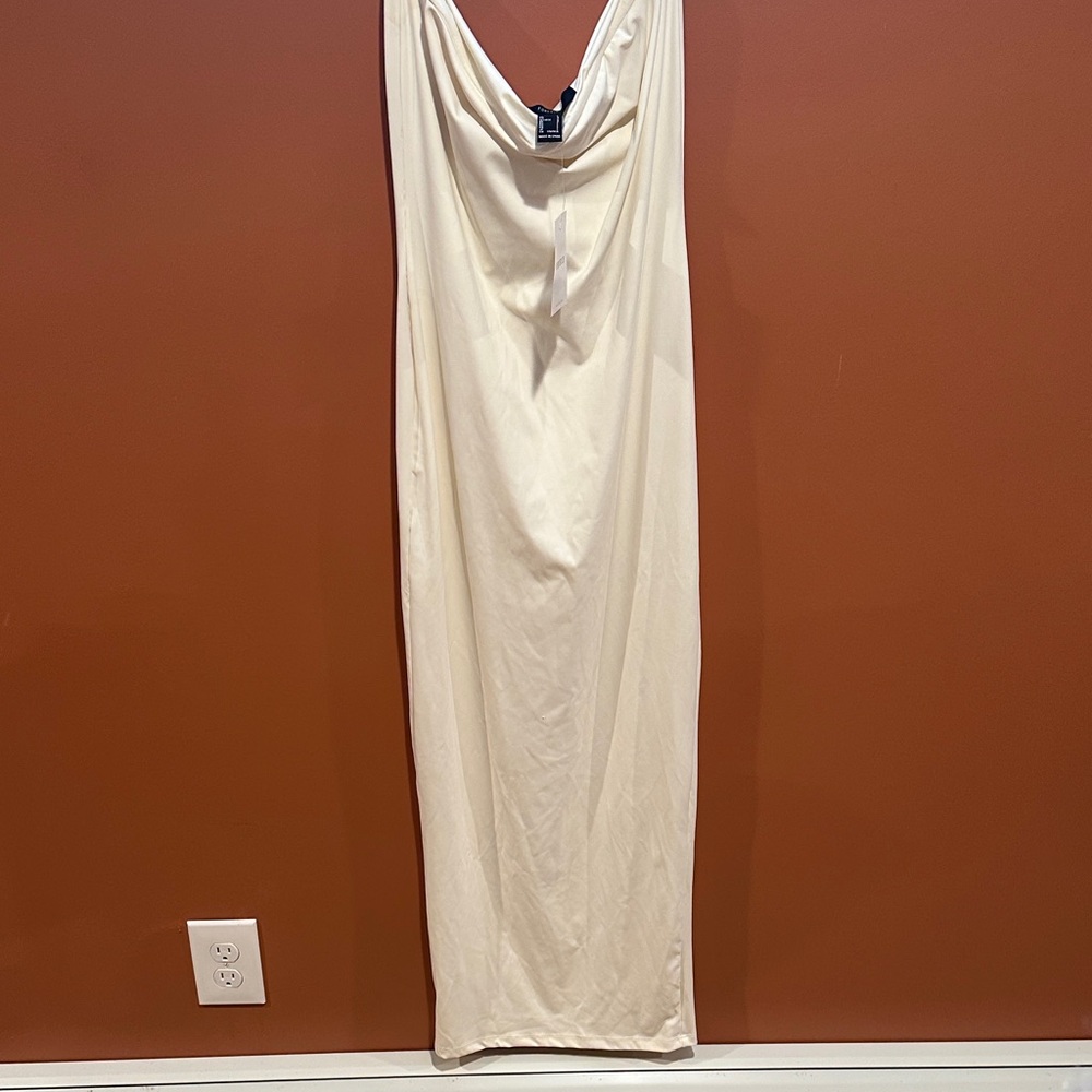 Forever 21 Cream Drape Top